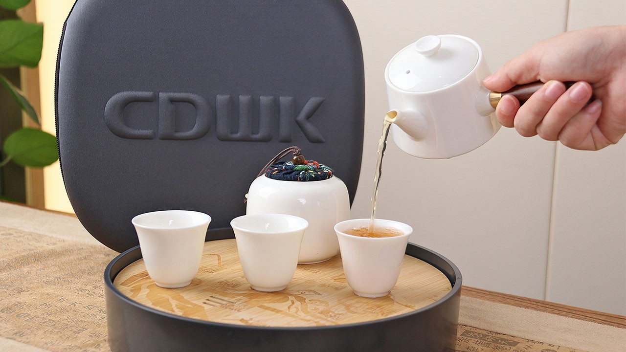 新品上市 | CDWK創(chuàng)點 天行健便攜式茶具套裝，即提即走的茶道儀式感！